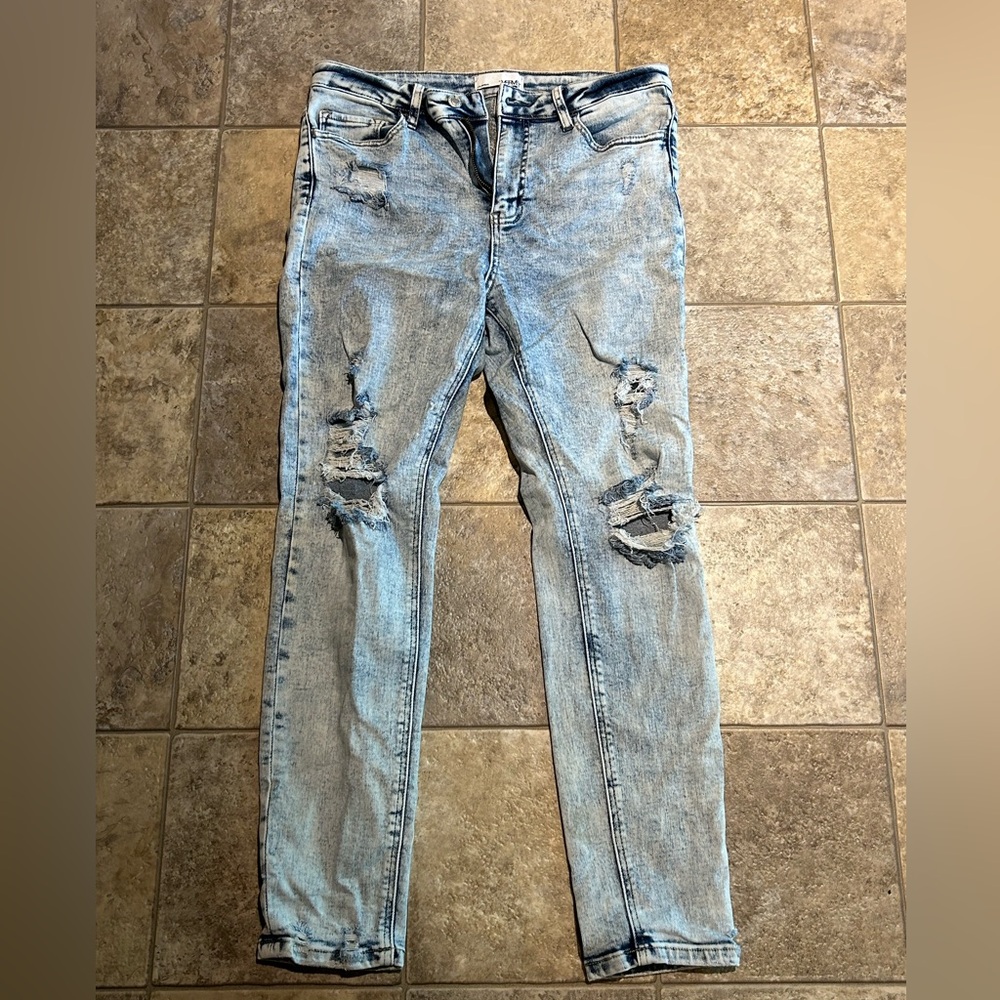 VERVET stonewash high-rise skinny jean